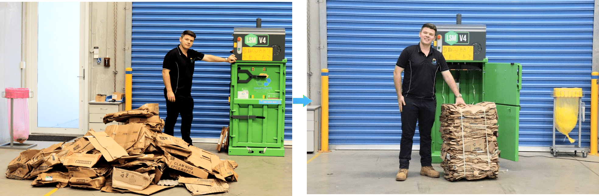 Small Cardboard Baler