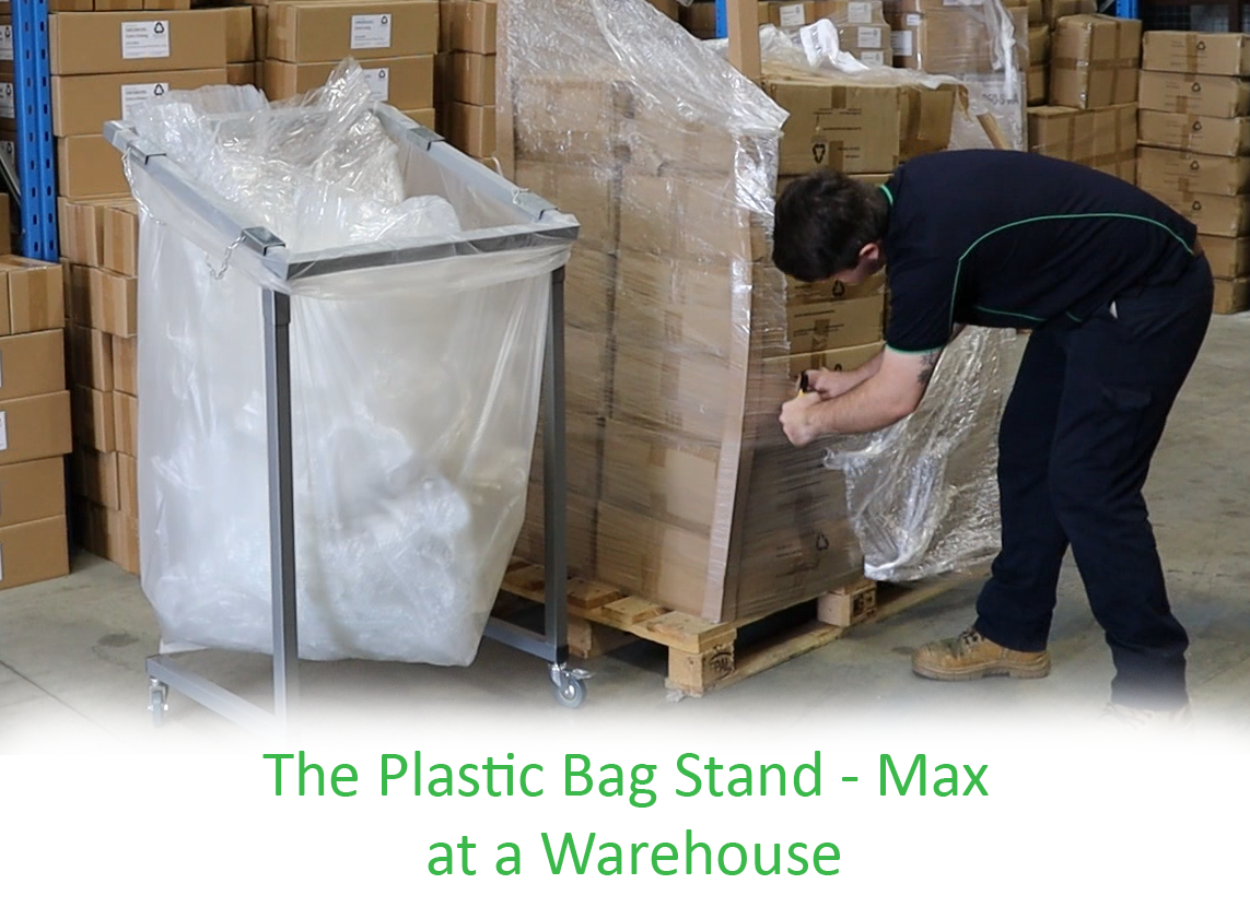 Plastic Bag Stand Bags – Max – 100 per carton